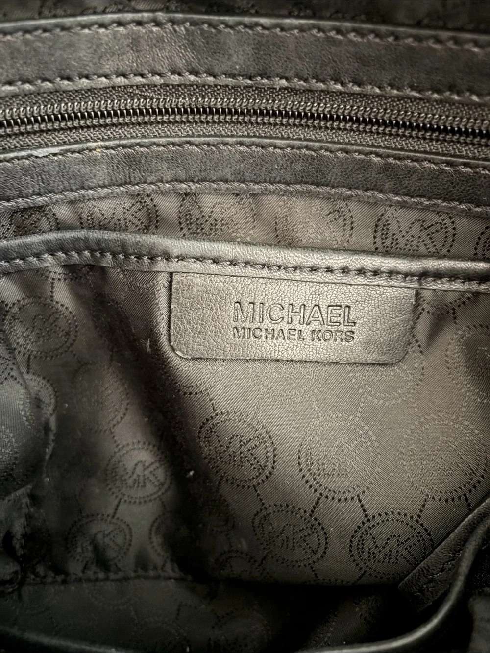 Michael Kors Fulton Quilted Leather Tote with Gold Chain Straps and MK Medallion